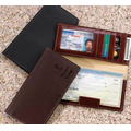 Business Leather Deluxe Checkbook